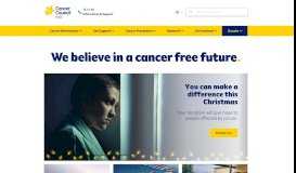 
							         Cancer Council NSW - Cancer Prevention, Info & Support								  
							    