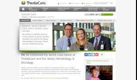 
							         Cancer - ThedaCare Cancer Care								  
							    