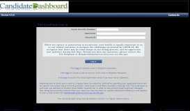 
							         Candidate Dashboard Log In - Transportation Security Administration								  
							    