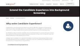 
							         Candidate Experience, Applicant Experience - HireRight | HireRight								  
							    