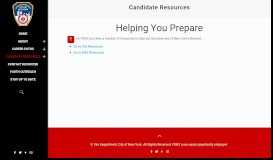 
							         Candidate Resources - JoinFDNY								  
							    