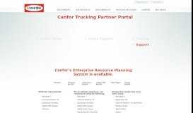 
							         Canfor Trucking Partner Portal								  
							    