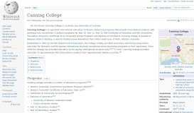 
							         Canning College - Wikipedia								  
							    