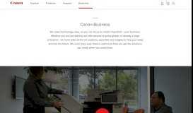 
							         Canon Business Solutions | Canon Australia								  
							    