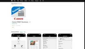 
							         Canon PRINT Business on the App Store - iTunes - Apple								  
							    