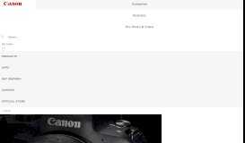 
							         Canon UK: Digital Cameras, Lenses, Camcorders & Printers								  
							    