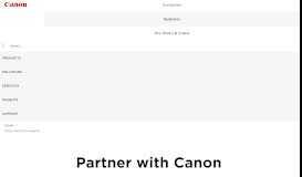 
							         Canon's Partner Program - Canon Europe								  
							    