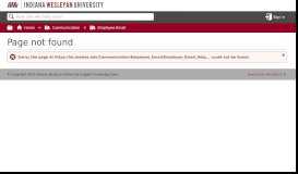 
							         Can't access employee email from portal - Indiana Wesleyan University								  
							    