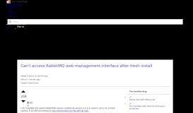 
							         Can't access RabbitMQ web management interface after fresh install ...								  
							    