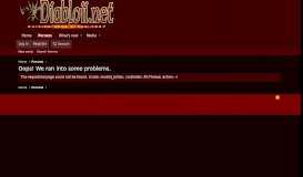 
							         Can't creat Town Portal | Diablo 2 and Diablo 3 Forums - Diabloii.Net								  
							    