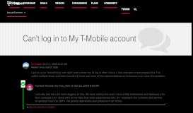 
							         Can't log in to My T-Mobile account | T-Mobile Support								  
							    