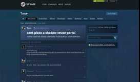 
							         cant place a shadow tower portal :: Trove General Discussions								  
							    