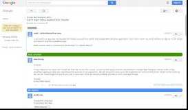 
							         Can't sign into DoubleClick Studio - Google Groups								  
							    
