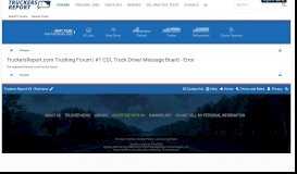 
							         Cant update info through driver portal | TruckersReport.com ...								  
							    