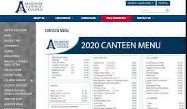 
							         canteen-menu | HTML Newsletters - Aranmore Catholic College								  
							    