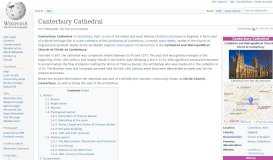
							         Canterbury Cathedral - Wikipedia								  
							    