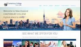
							         Canterbury College New Zealand – Study at Canterbury College in ...								  
							    