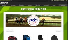 
							         Canterbury Pony Club | Custom Apparel Inc. - CA GEAR								  
							    