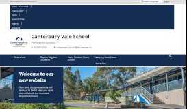 
							         Canterbury Vale School: Home								  
							    