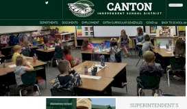 
							         Canton Independent School District								  
							    