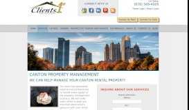 
							         Canton Property Management - Clients 1st Property Management								  
							    