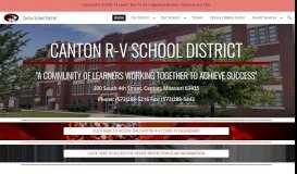 
							         Canton School District								  
							    