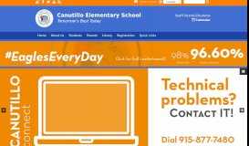 
							         Canutillo Elementary School: Home								  
							    
