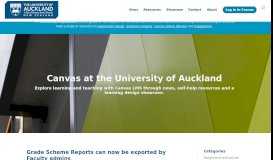 
							         Canvas at the University of Auckland | Learning and teaching with ...								  
							    