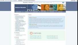 
							         Canvas - Distance Education Distance Education - Peralta Colleges								  
							    