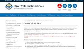 
							         Canvas For Parents - River Vale Public Schools								  
							    