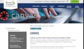 
							         Canvas Online Learning System | Sussex County Community College								  
							    