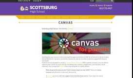 
							         Canvas - Scottsburg High School								  
							    