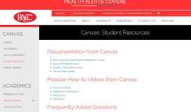 
							         Canvas: Student Resources | RACC								  
							    