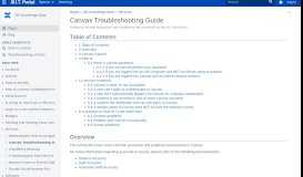 
							         Canvas Troubleshooting Guide - Confluence Mobile - IT Portal ...								  
							    