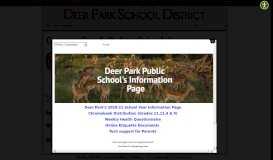 
							         Canyon Creek Parent Teacher Scheduler - Deer Park School District								  
							    