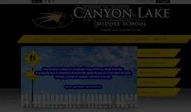 
							         Canyon Lake Middle School								  
							    