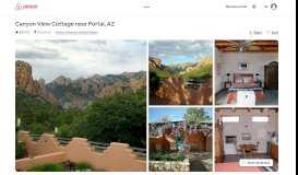 
							         Canyon View Cottage near Portal, AZ - Guesthouses for Rent in Portal								  
							    