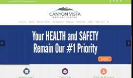 
							         Canyon Vista Medical Center | The New Standard of Care								  
							    