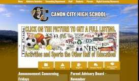 
							         Cañon City High School								  
							    