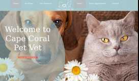 
							         Cape Coral Pet Vet								  
							    