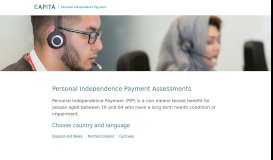 
							         Capita Personal Independence Payment: Home								  
							    