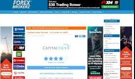 
							         Capital Index Review - Is it scam or safe? - ForexBrokerz.com								  
							    