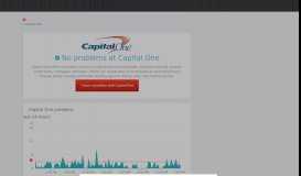 
							         Capital One down? Check current status | Downdetector								  
							    