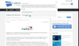 
							         Capital One Referral Links Now Available (Targeted?) - US Credit ...								  
							    