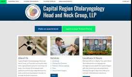 
							         Capital Region Otolaryngology Head and Neck Group, LLP - Capital ...								  
							    