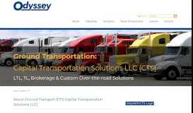 
							         Capital Transportation Solutions - Odyssey Logistics ...								  
							    