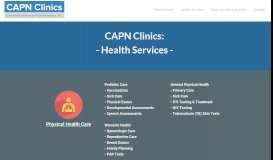 
							         CAPN: Health Services - CAPN Clinics - Community Advanced ...								  
							    