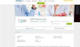 
							         CAPS Pharmacy Phoenix Jobs								  
							    