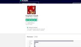 
							         Captain Cash Reviews | Read Customer Service Reviews of ...								  
							    