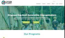 
							         Captain Planet Foundation – Empowering the Next Generation of ...								  
							    